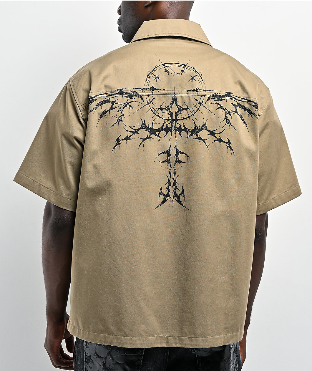 Vitriol Channel Wings Tan Work Shirt