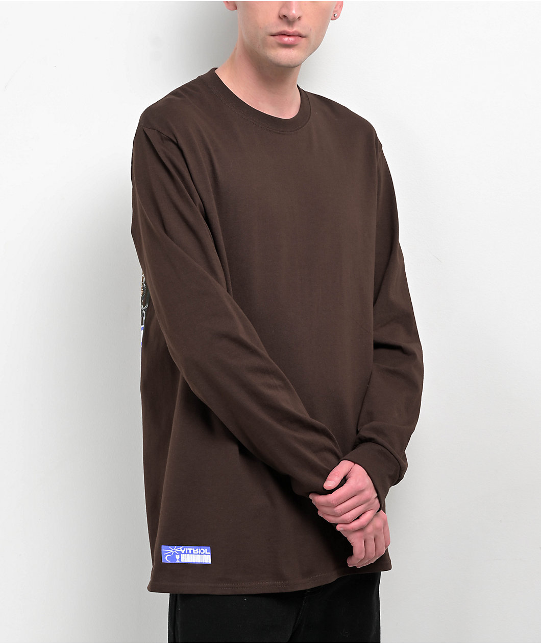 Vitriol Chaos Brown Long Sleeve T-Shirt