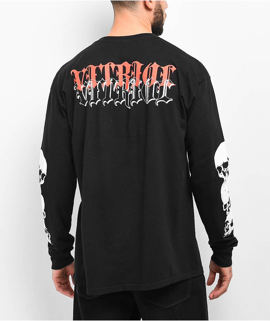 Vitriol Cherub Curse Black Long Sleeve T-Shirt