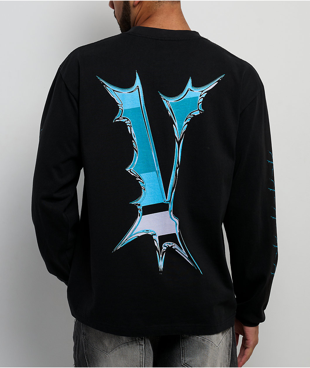 Vitriol Chrome Bones Vintage Black T-Shirt