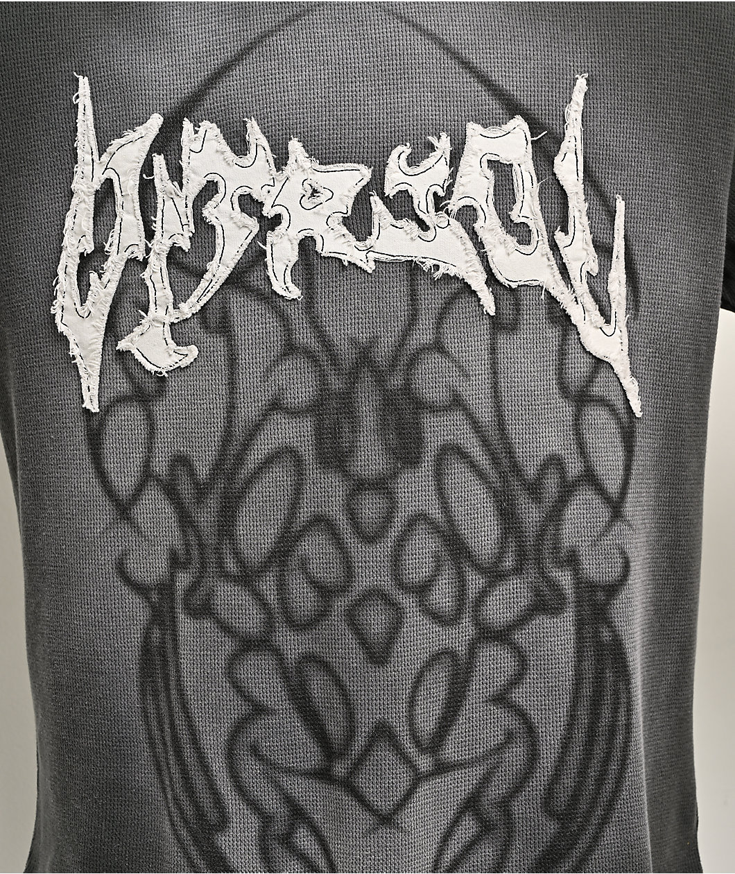 Vitriol Crab Decay Grey Wash Thermal T-Shirt