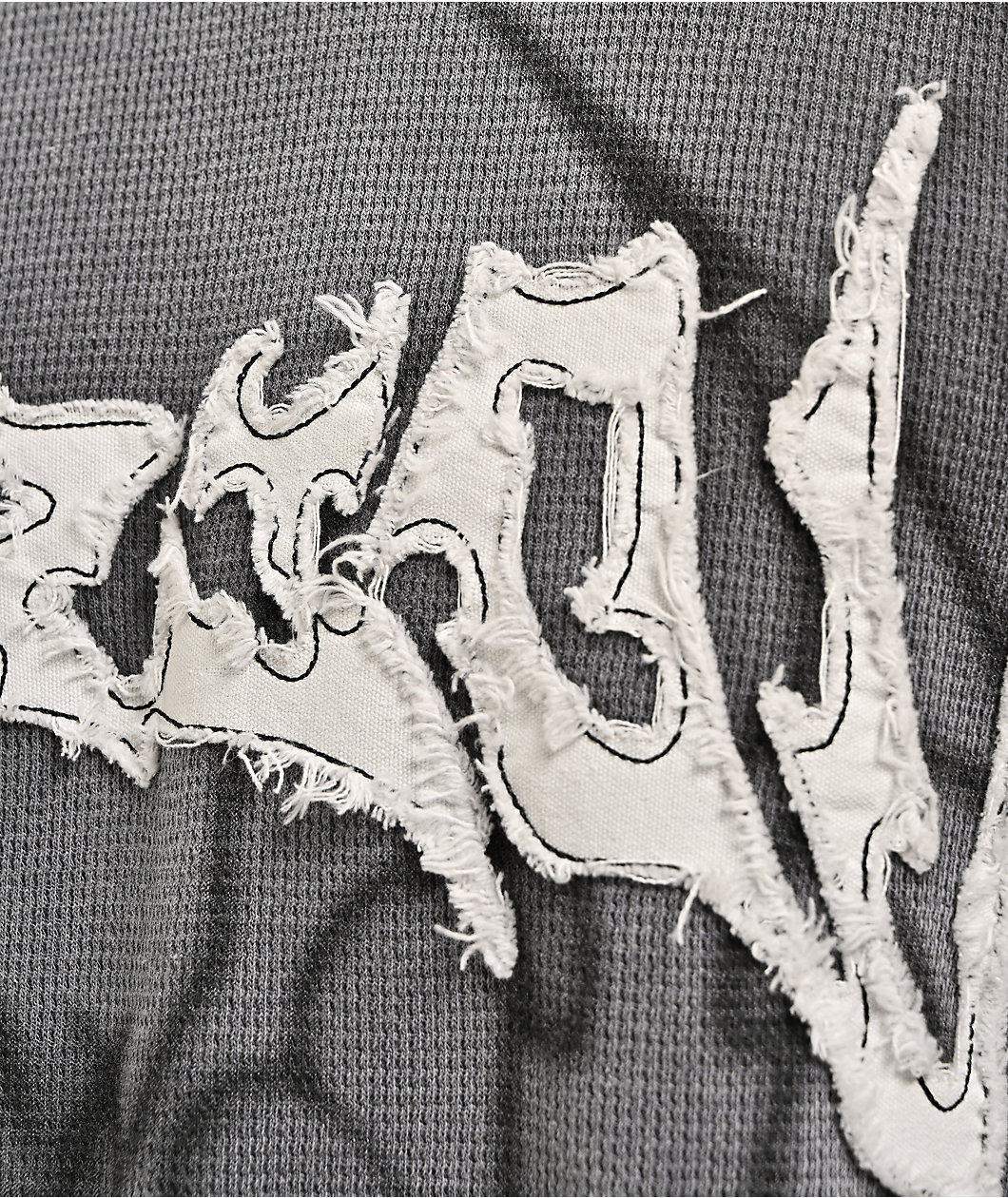 Vitriol Crab Decay Grey Wash Thermal T-Shirt