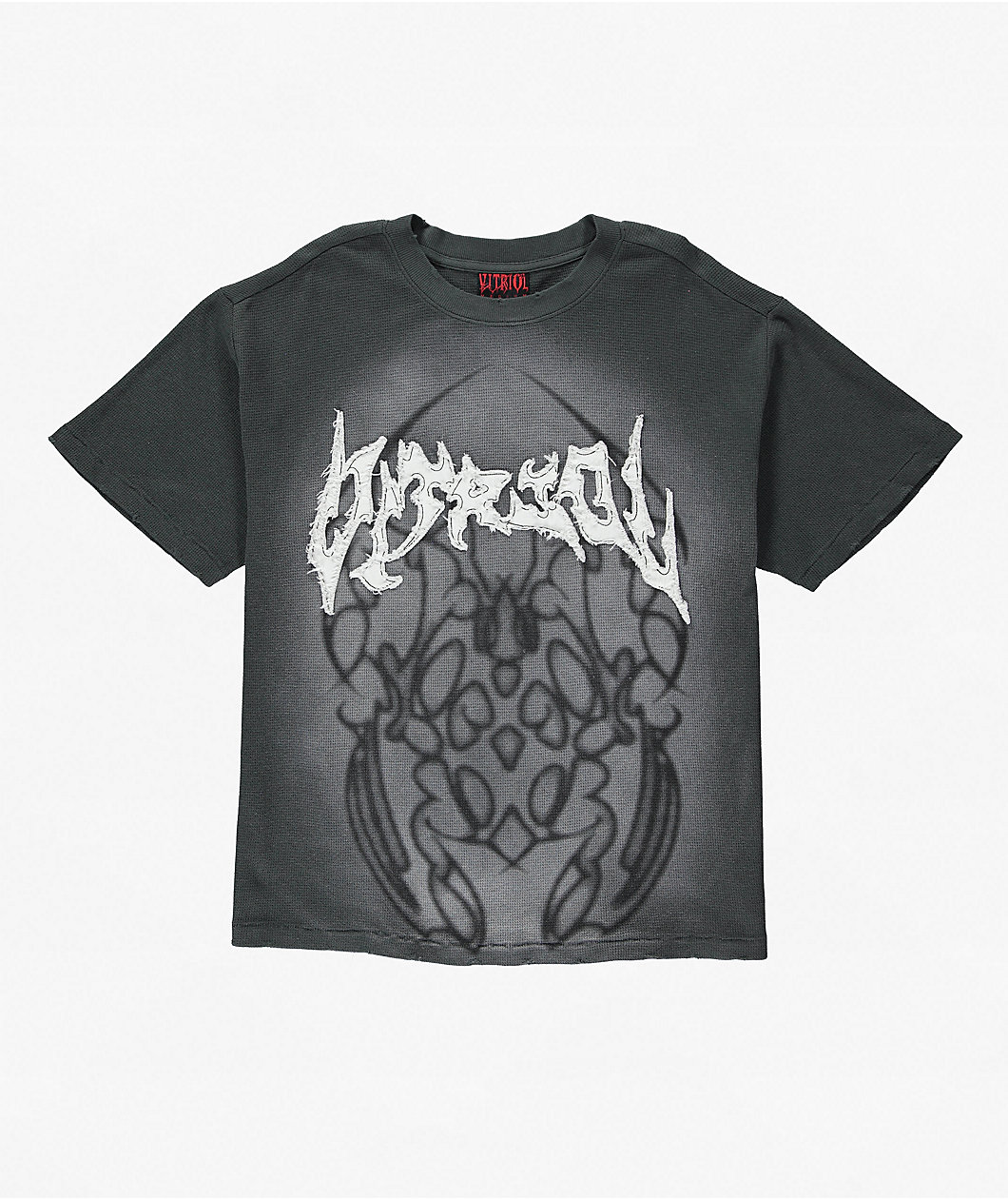 Vitriol Crab Decay Grey Wash Thermal T-Shirt