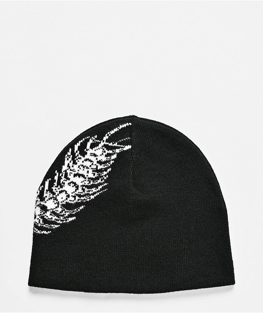 Vitriol Crawl Black & Red Reversible Skully Beanie