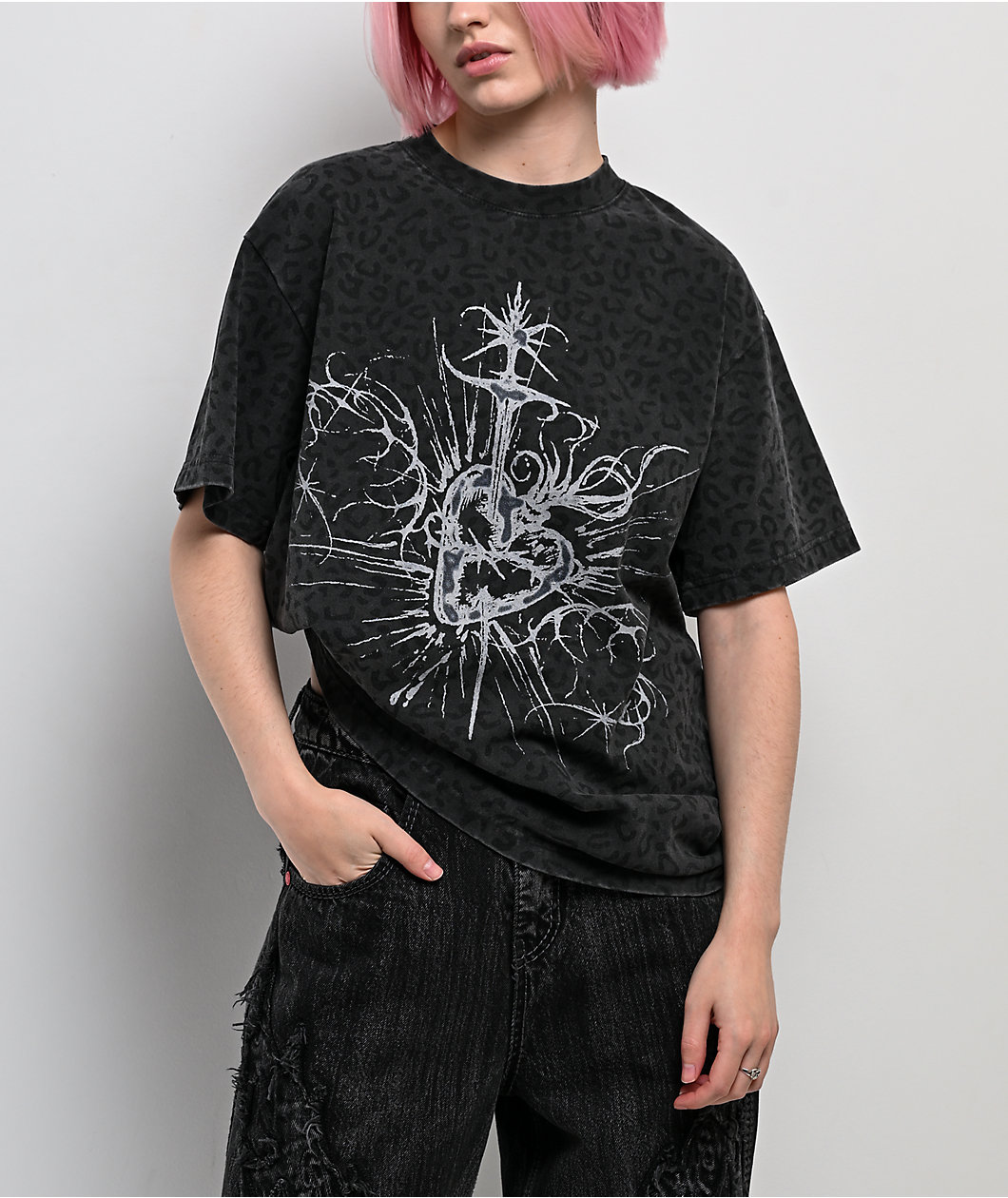 Vitriol Cyber Angst Grey T-Shirt