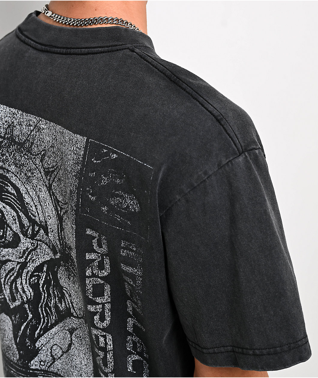 Vitriol Cyber Punk Creatures Grey Wash T-Shirt