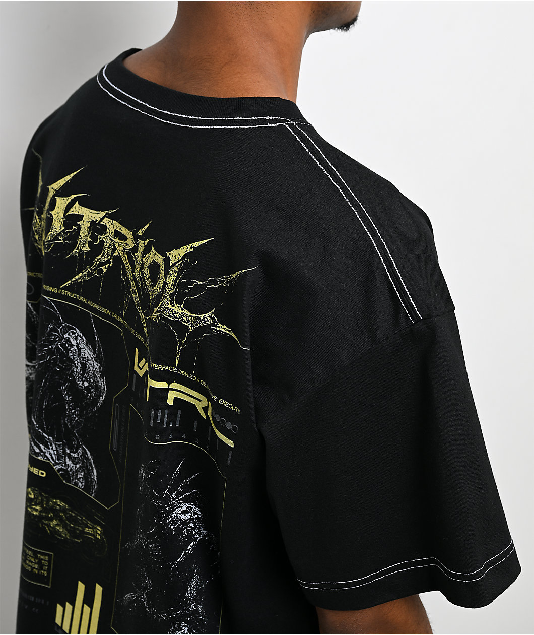 Vitriol Cyberpunk Creature Black T-Shirt