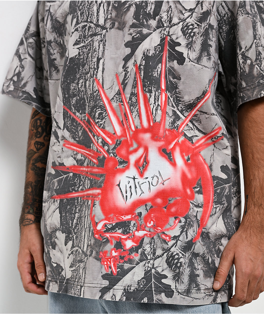 Vitriol DUV Grey Camo T-Shirt