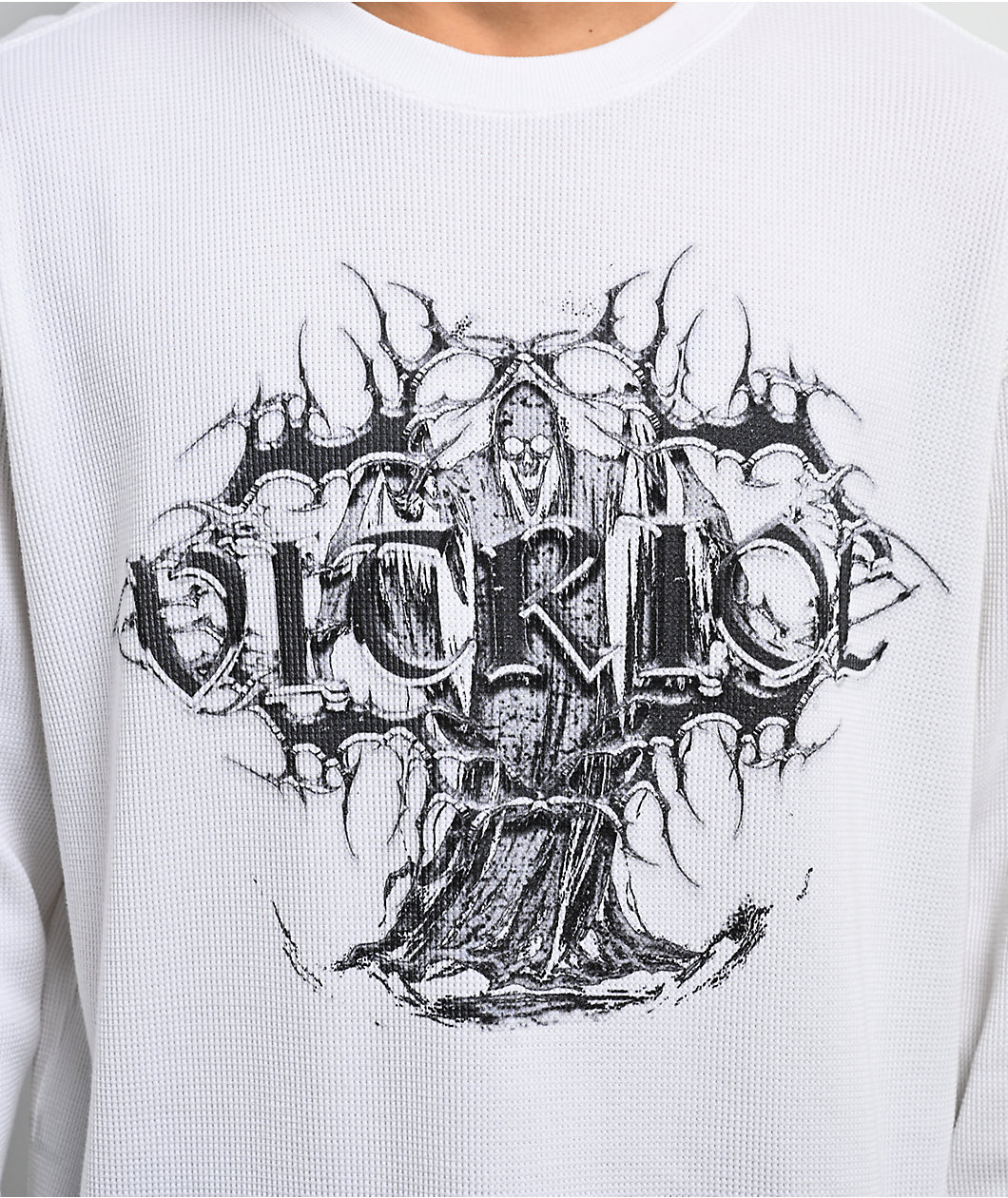 Vitriol DVF Sword White Thermal Long Sleeve T-Shirt