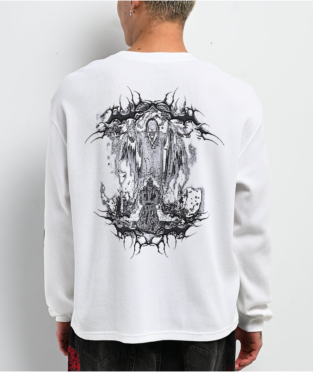 Vitriol DVF Sword White Thermal Long Sleeve T-Shirt