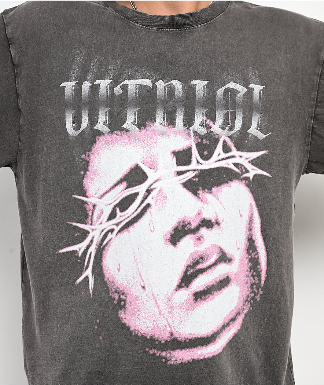 Vitriol Damsel Vintage Grey T-Shirt