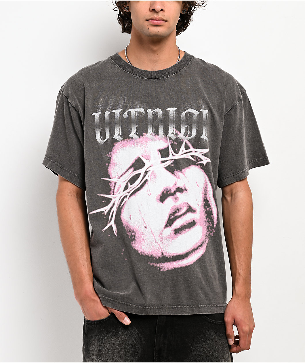 Vitriol Damsel Vintage Grey T-Shirt