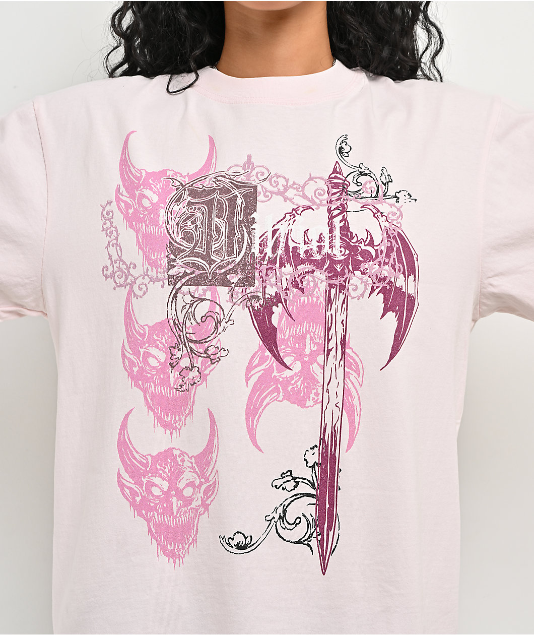 Vitriol Dark Fantasy Pink T-Shirt