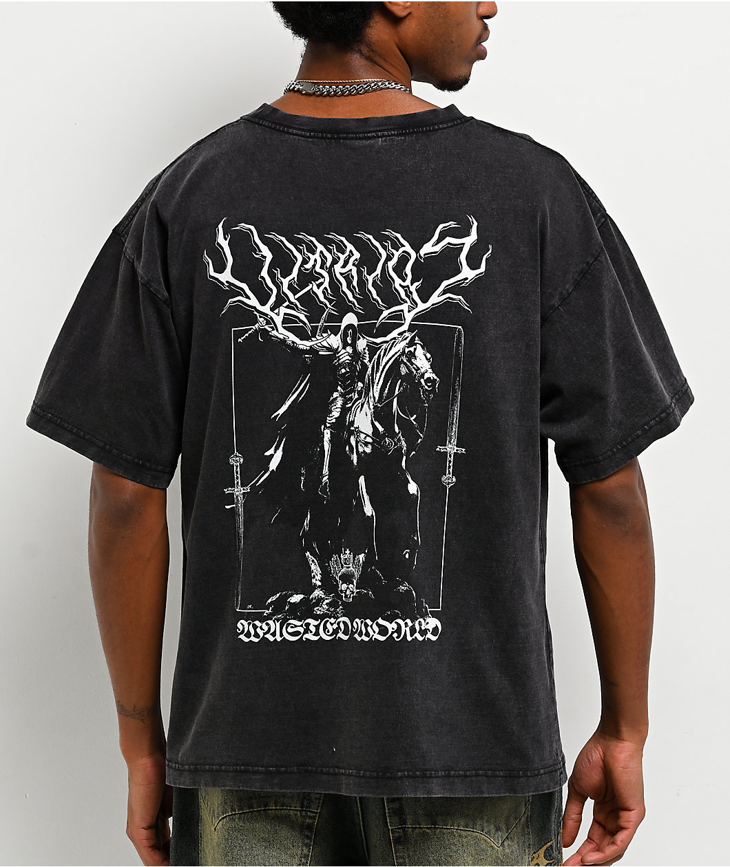 Vitriol Dark Knight Vintage Black T-Shirt