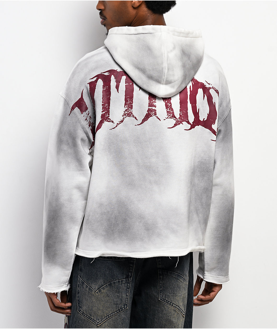 Vitriol Dirt Wing White Wash Boxy Hoodie