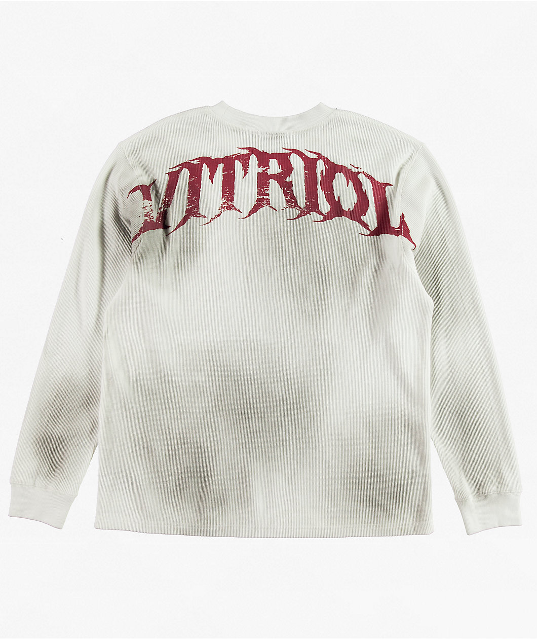 Vitriol Dirt Wing White Wash Thermal Long Sleeve T-Shirt