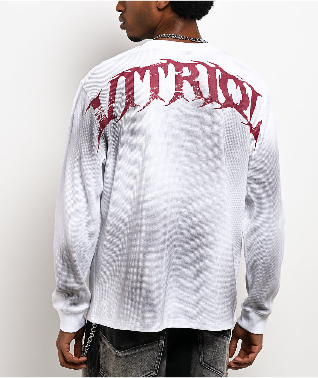 Vitriol Dirt Wing White Wash Thermal Long Sleeve T-Shirt