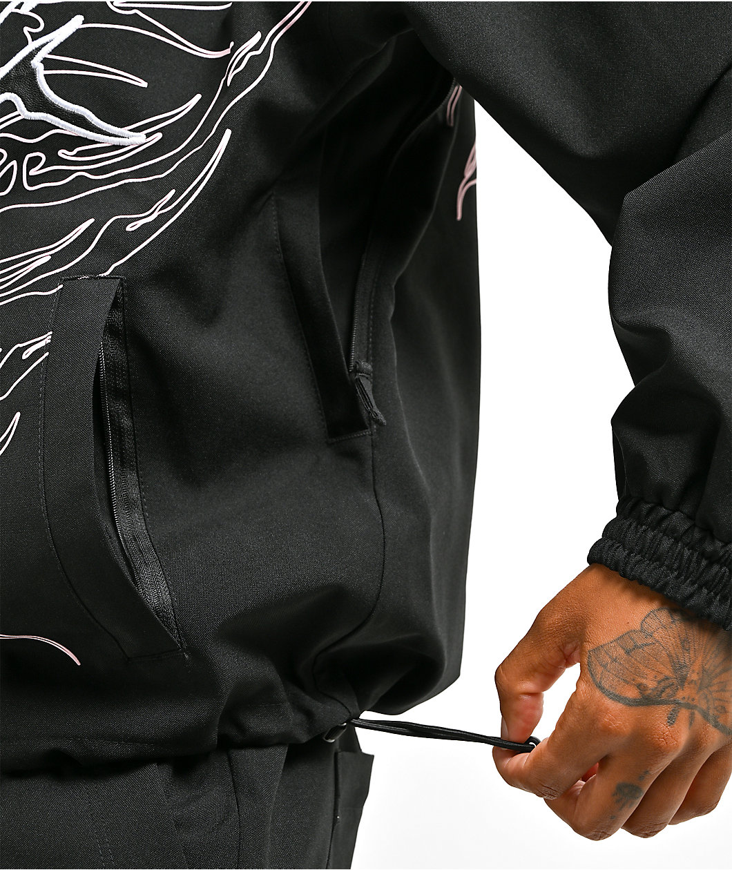 Vitriol Dusk Black & Pink 10K Snowboard Jacket