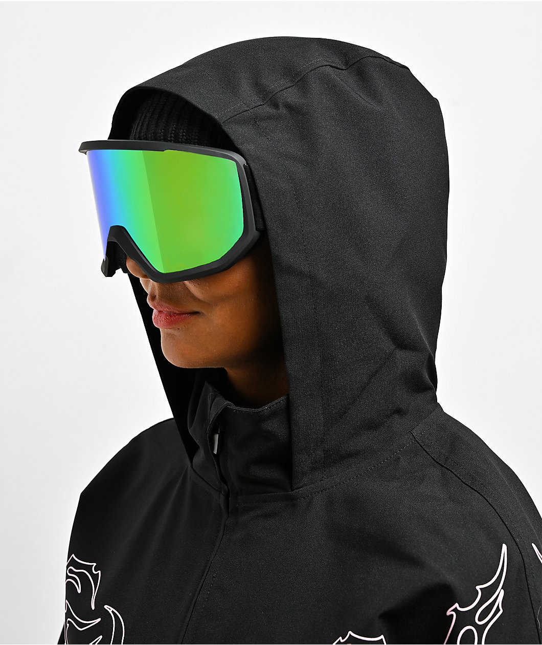 Vitriol Dusk Black & Pink 10K Snowboard Jacket