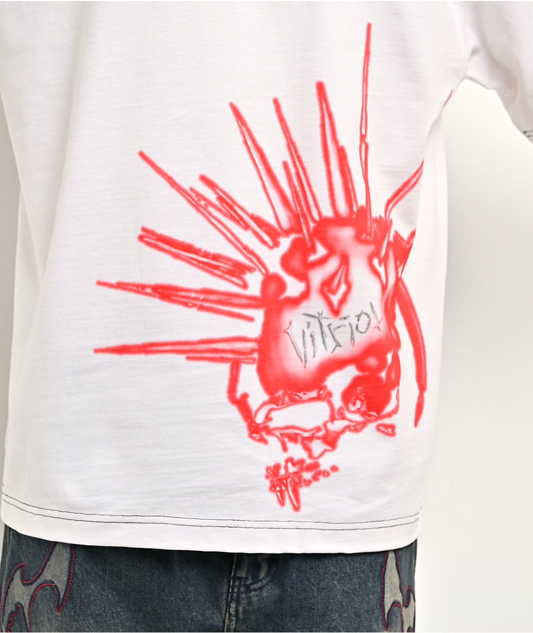 Vitriol Duv White T-Shirt