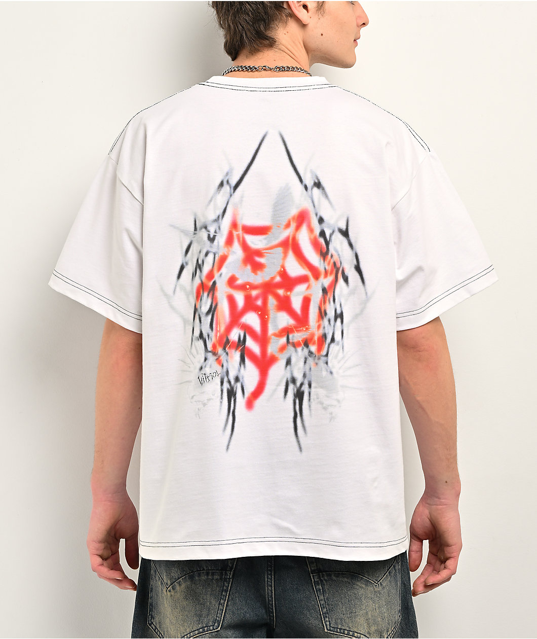Vitriol Duv White T-Shirt