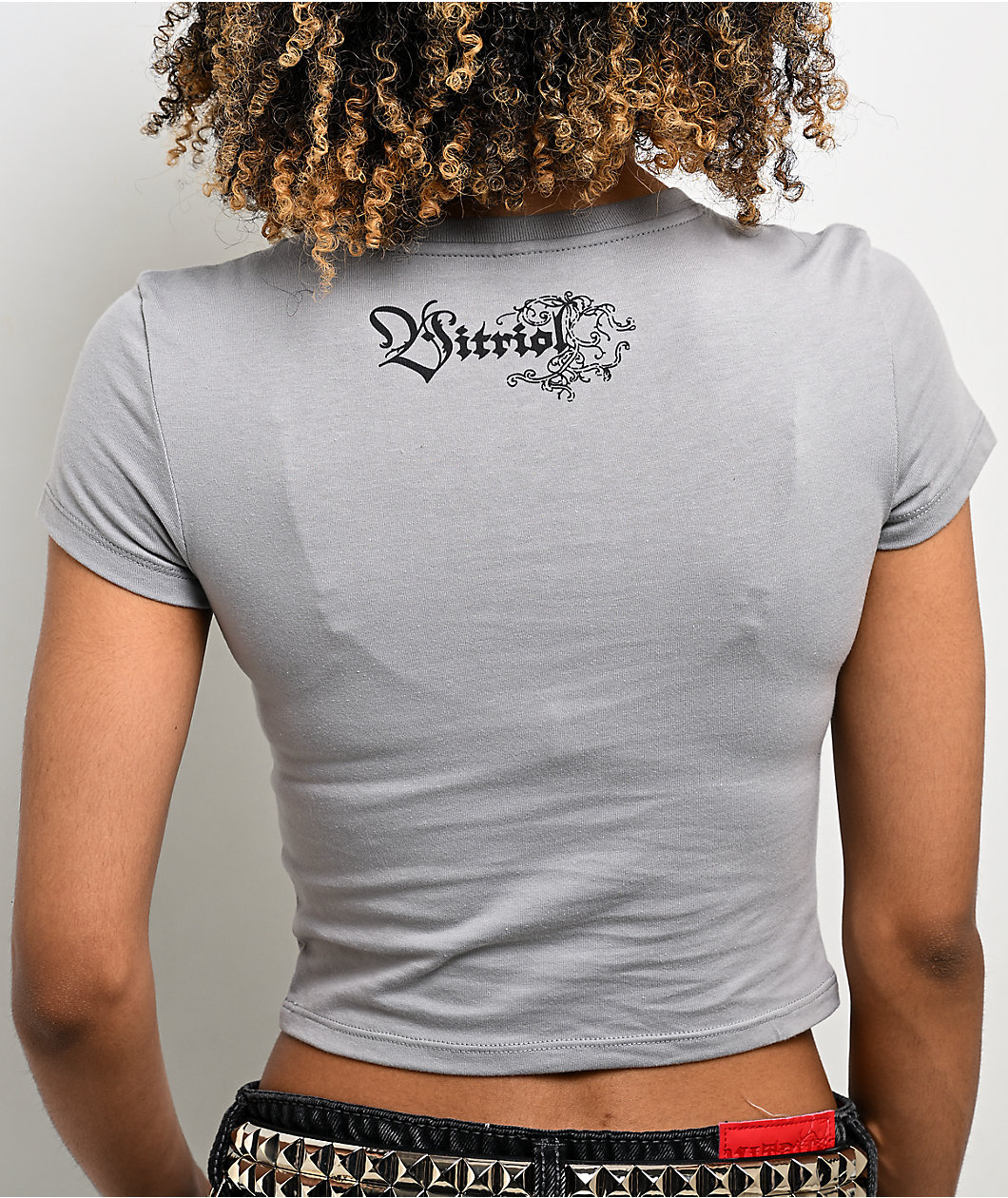 Vitriol Emo Valentine Grey T-Shirt
