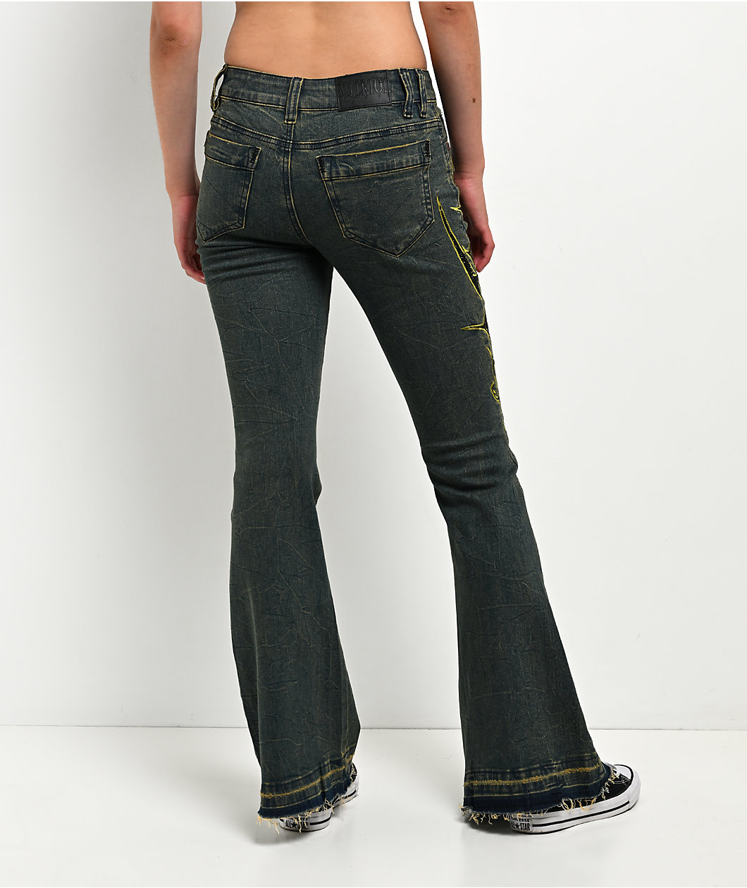 Vitriol Endora Resurrection Blue Wash Bootcut Jeans
