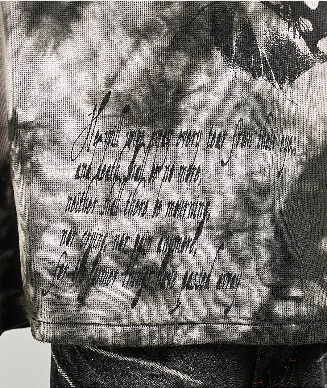 Vitriol Every Tear Black Wash Thermal T-Shirt