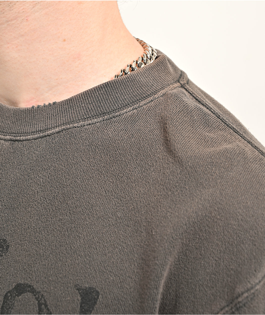 Vitriol Feral Friend Black Knit Long Sleeve T-Shirt