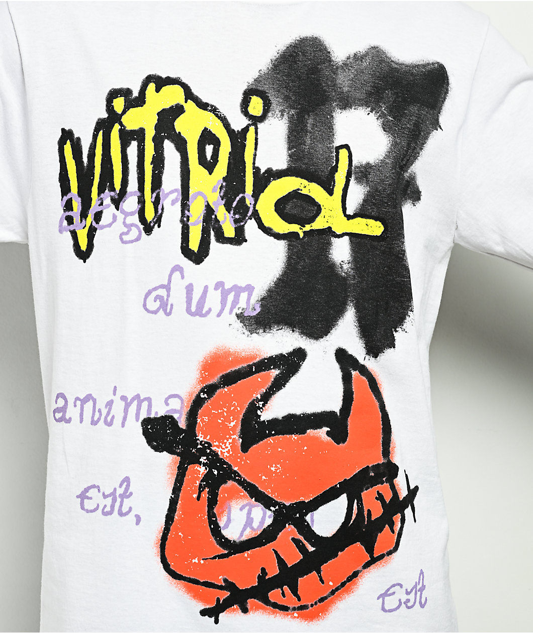 Vitriol Feral White Long Sleeve T-Shirt