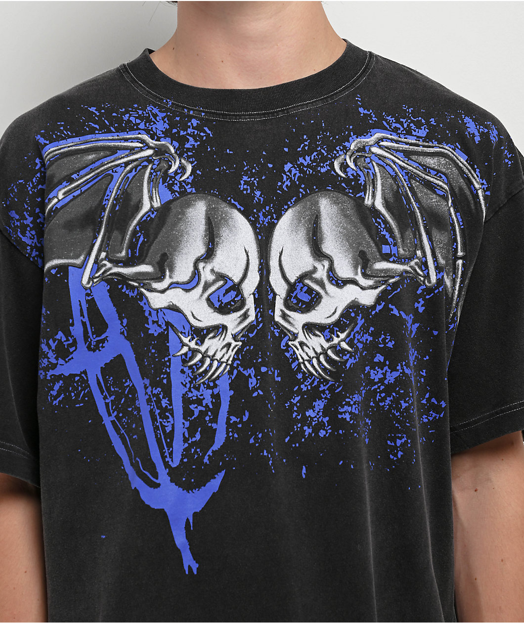 Vitriol Follow Black Wash T-Shirt