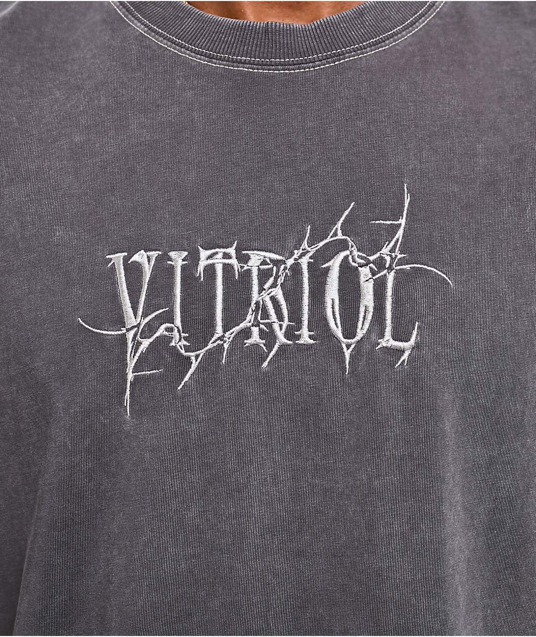 Vitriol Freak Boy Grey Wash T-Shirt