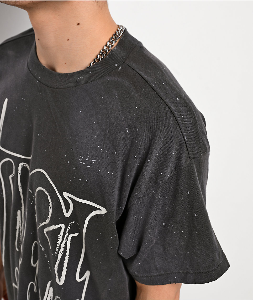 Vitriol From Ash Grey Wash T-Shirt