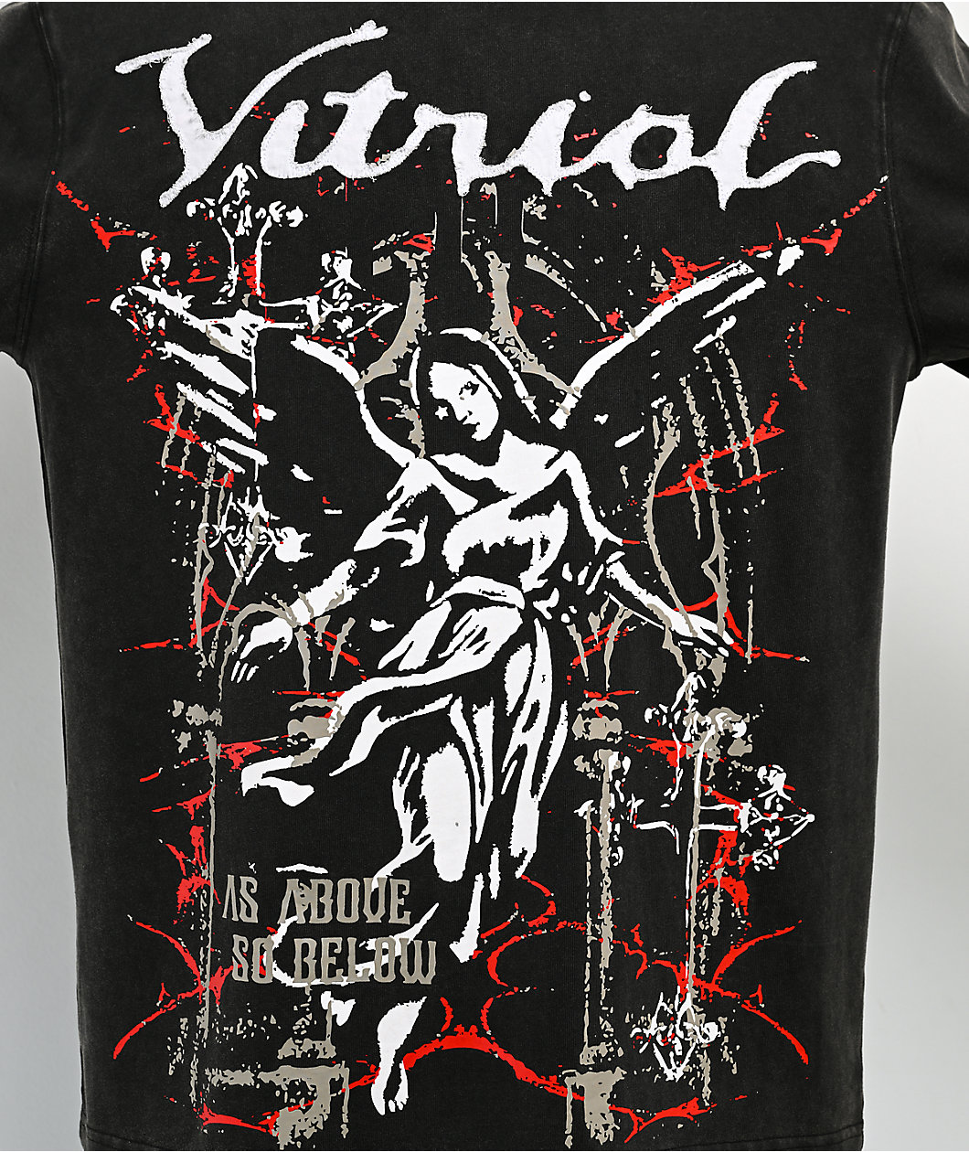 Vitriol Gazebo Black Wash 2fer Long Sleeve T-Shirt