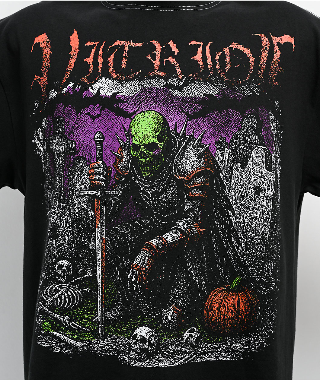 Vitriol Ghoulish Creatures Black Boxy T-Shirt