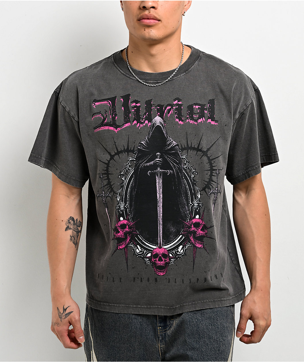 Vitriol Gothic Occult Grey T-Shirt
