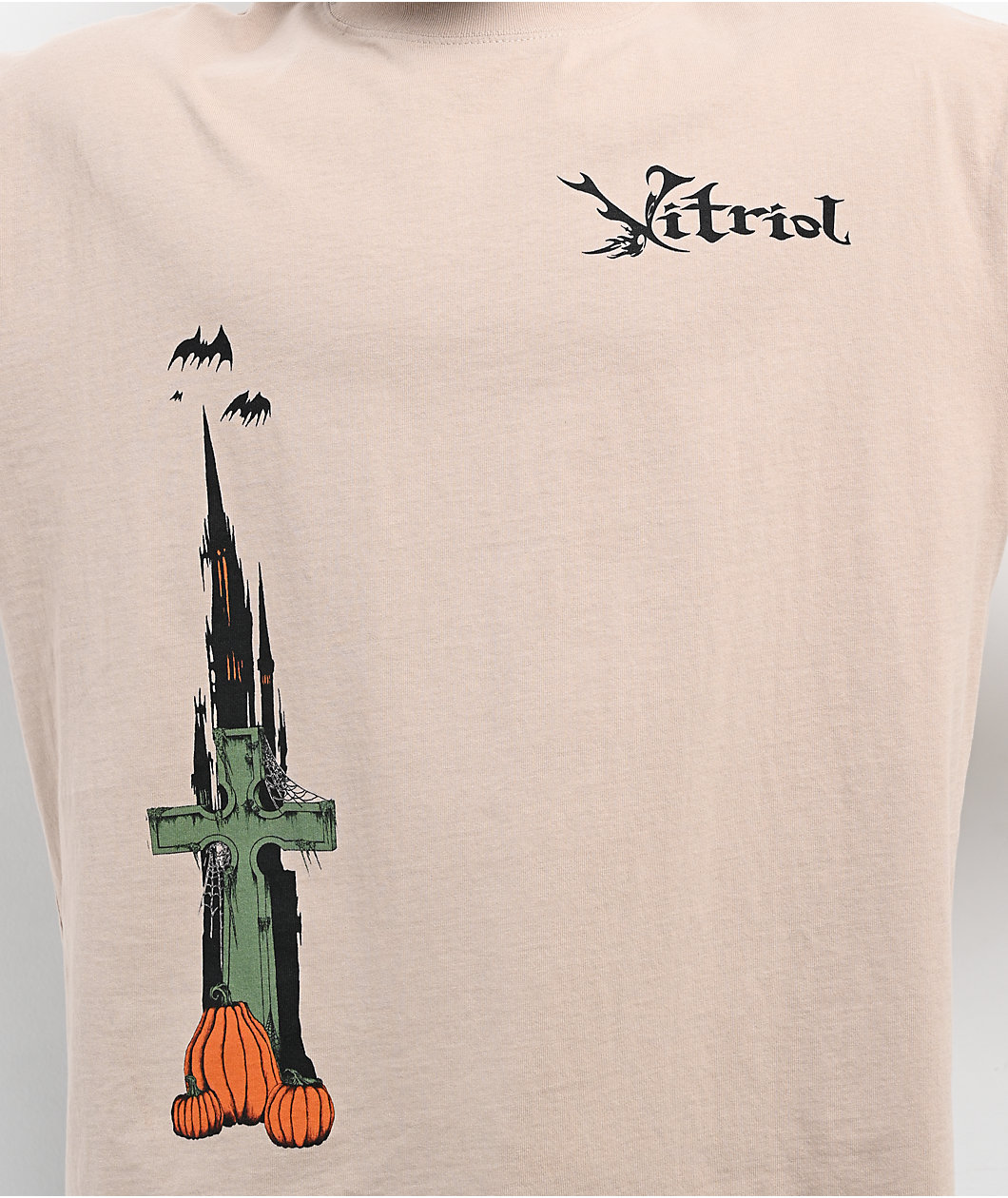 Vitriol Grave Digger Tan T-Shirt