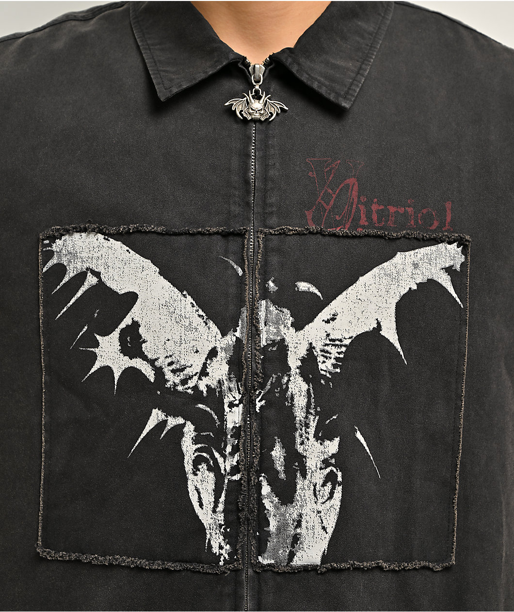 Vitriol Guardian Black Long Sleeve Work Shirt