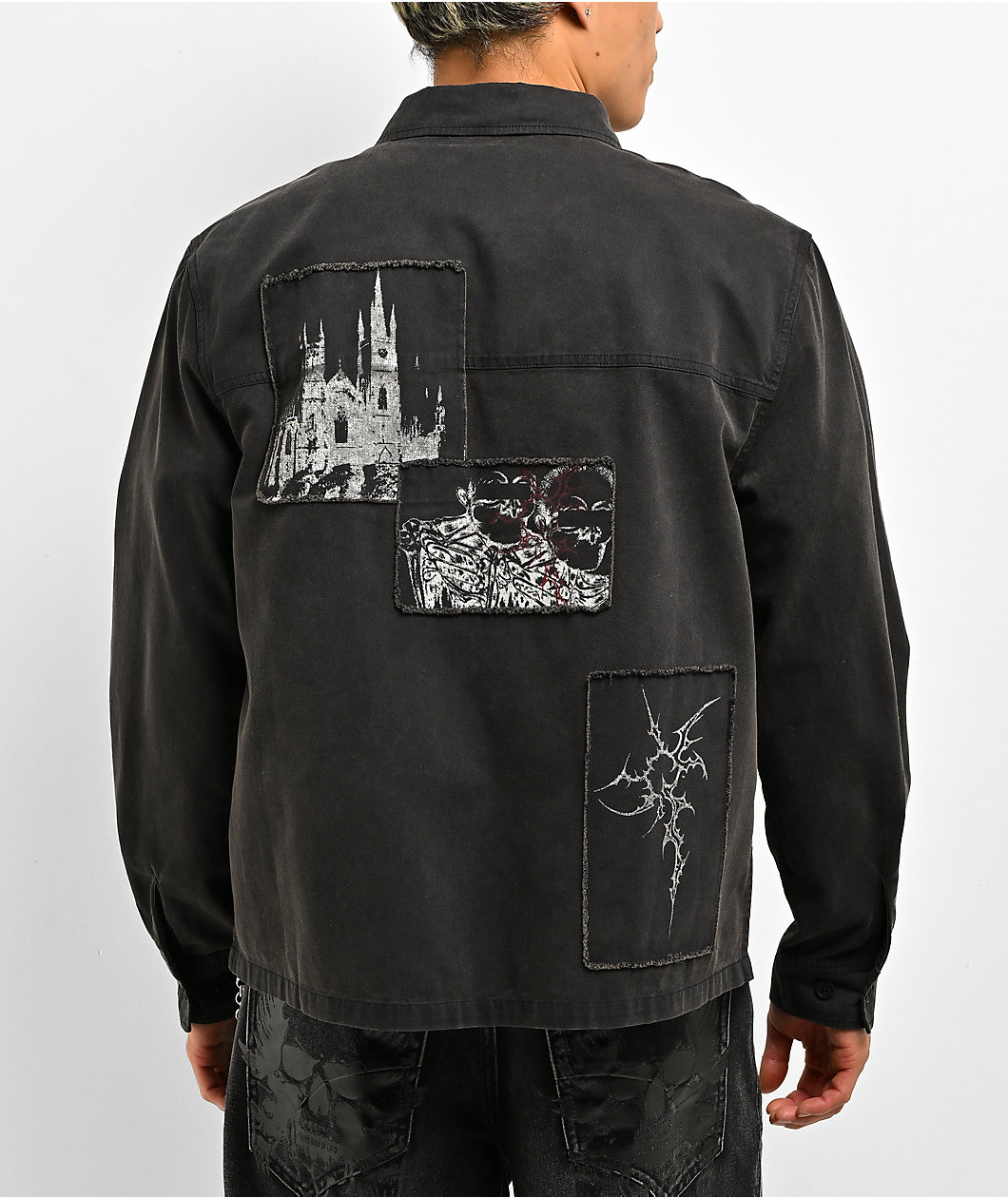 Vitriol Guardian Black Long Sleeve Work Shirt
