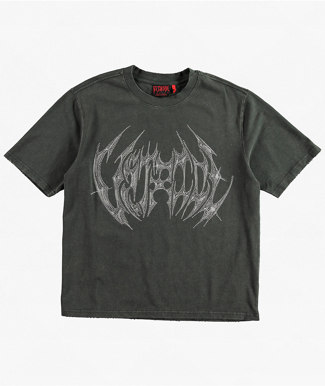 Vitriol Hacksaw Charcoal Wash Boxy T-Shirt