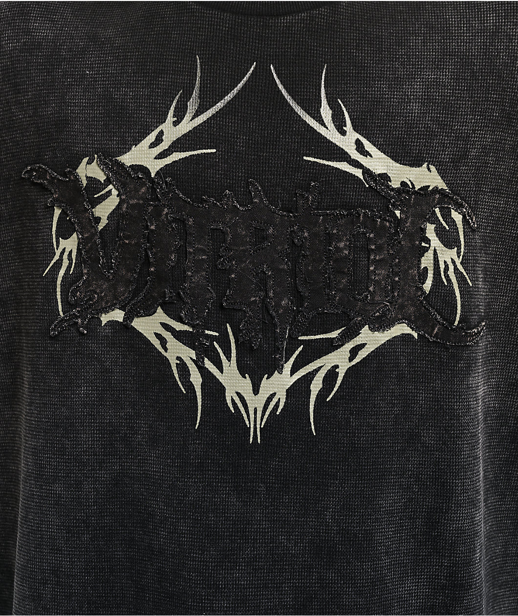Vitriol Hacksaw Vintage Black Thermal T-Shirt
