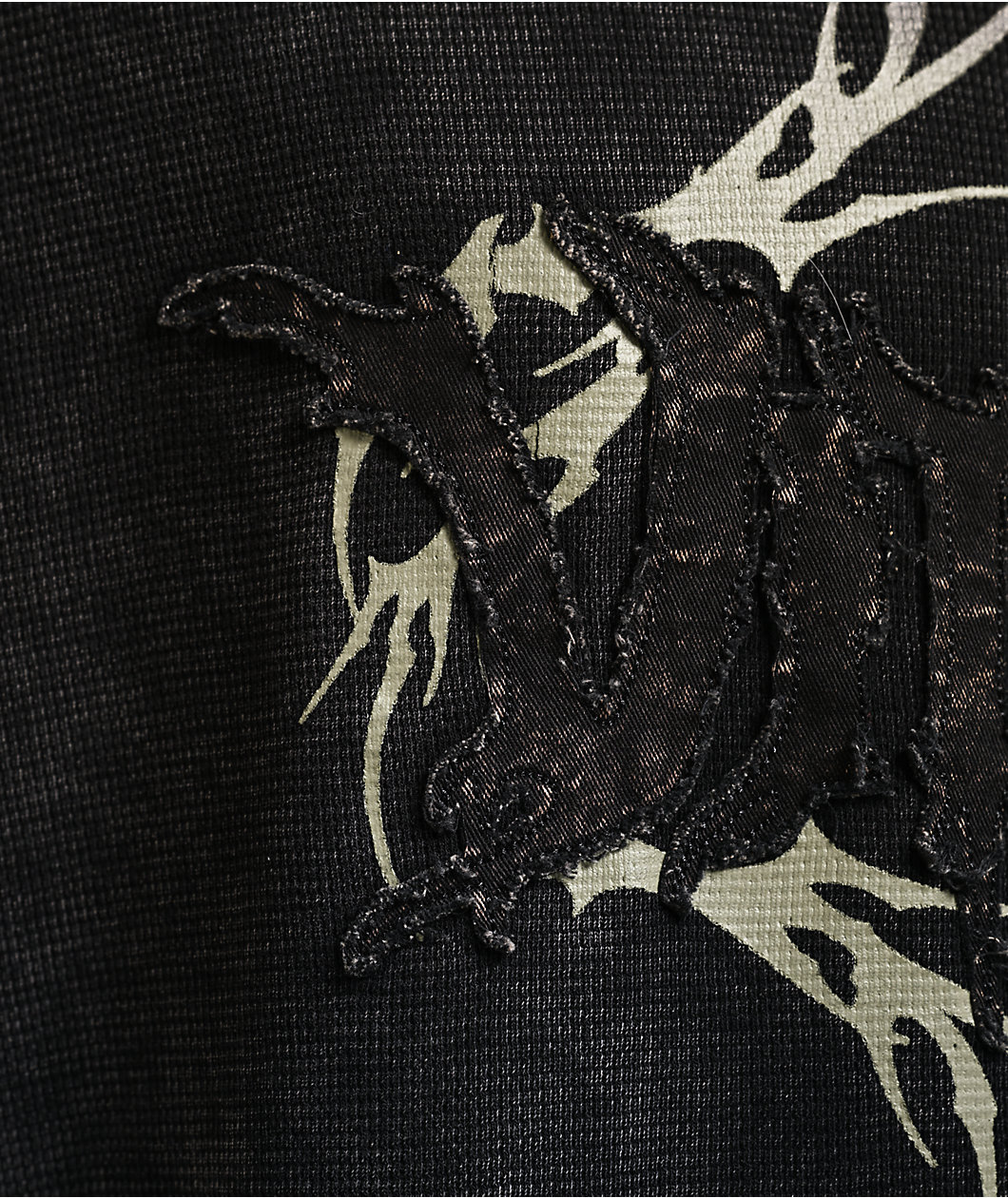 Vitriol Hacksaw Vintage Black Thermal T-Shirt