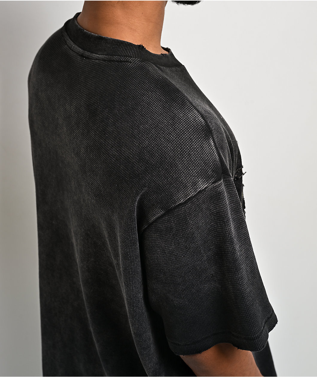 Vitriol Hacksaw Vintage Black Thermal T-Shirt