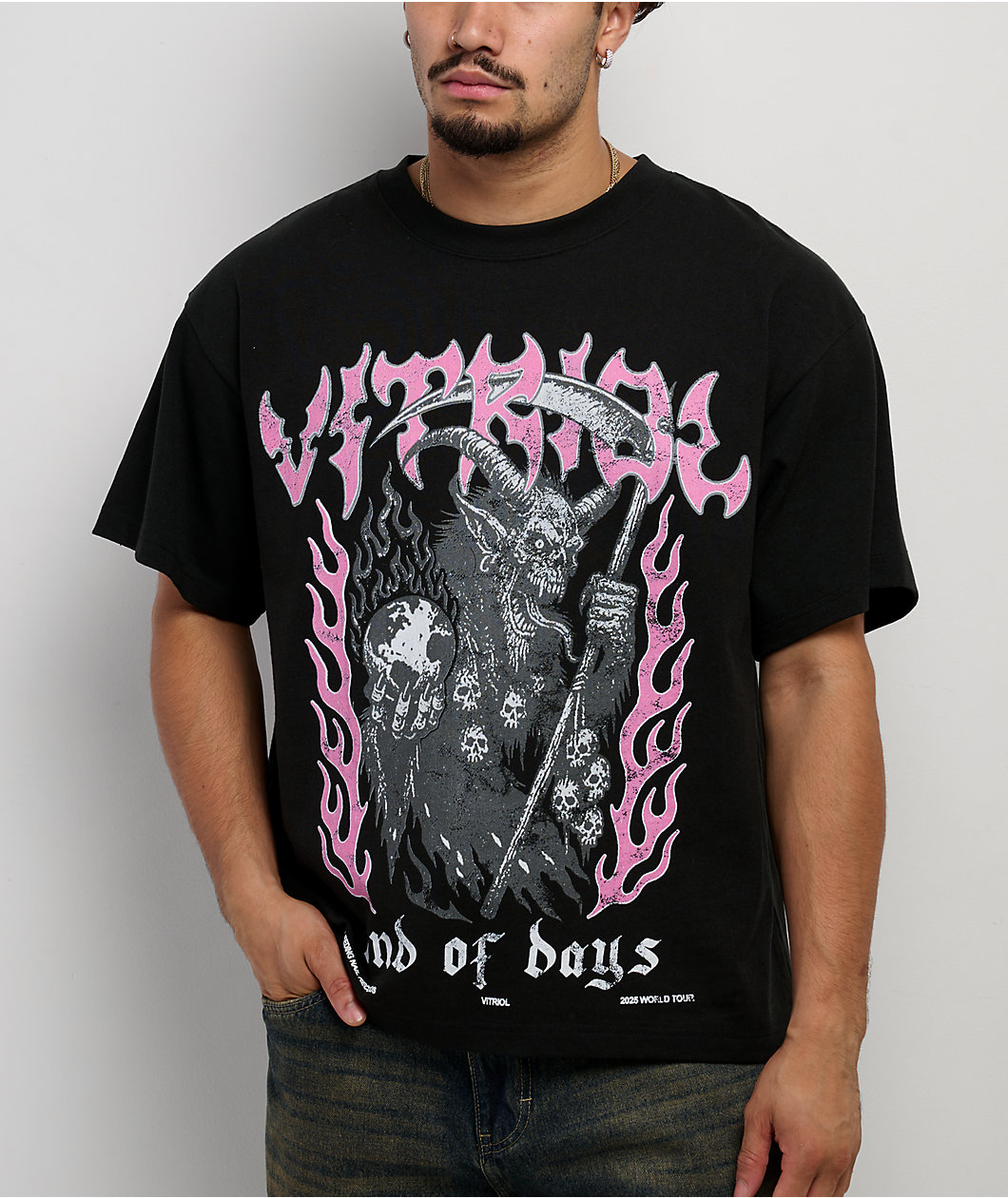 Vitriol Heavy Metal Tour Black T-Shirt