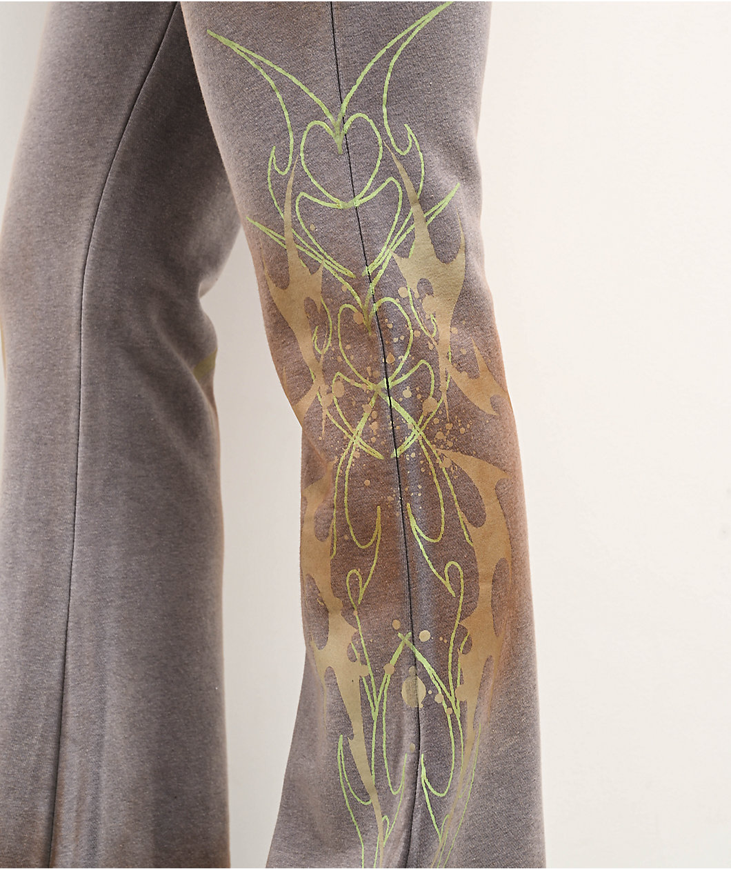 Vitriol Karli Flare Cyber Grey Sweatpants