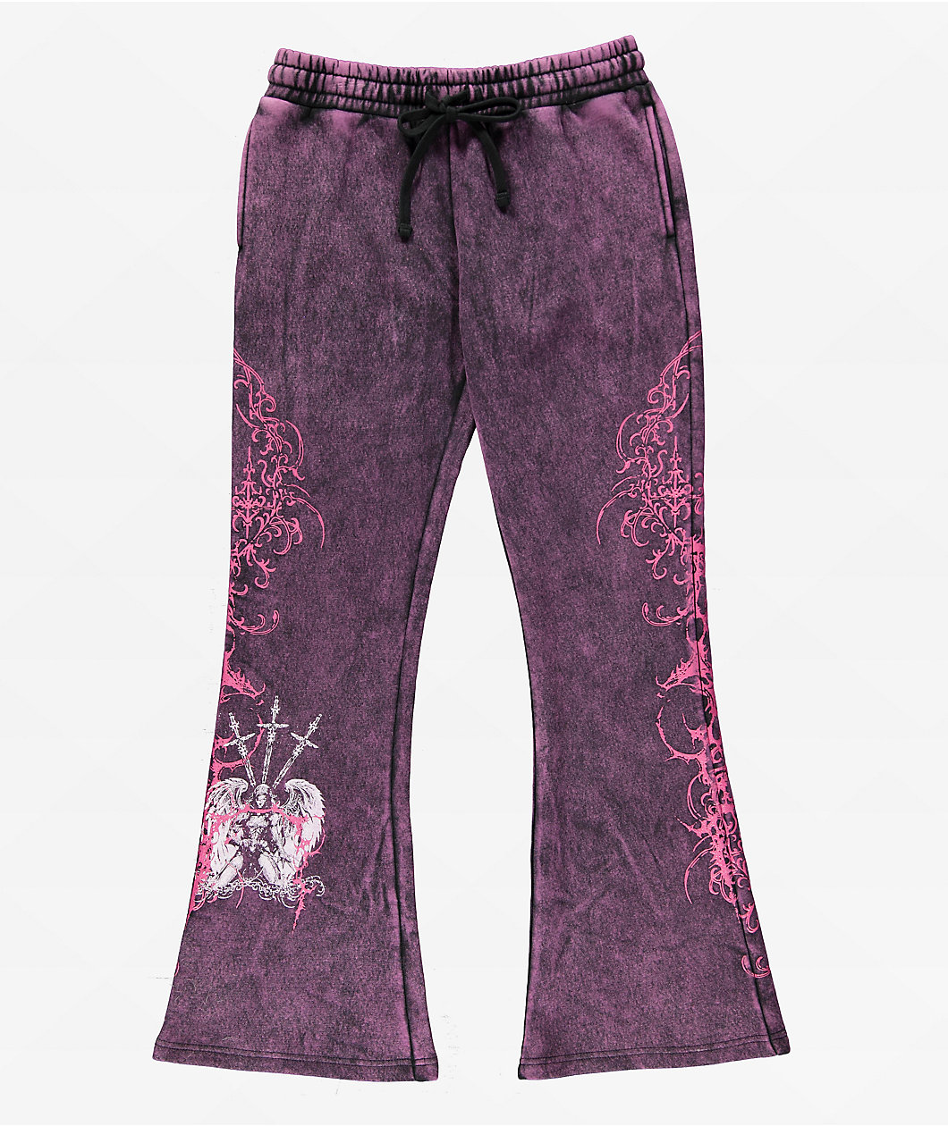 Vitriol Karli Shadow Purple Wash Sweatpants