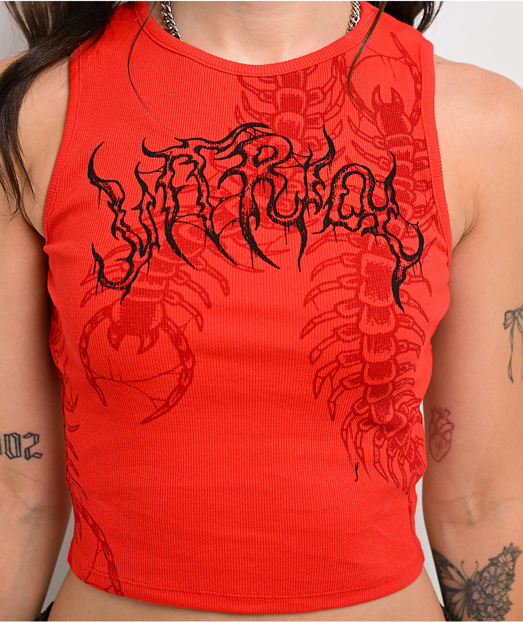 Vitriol Kassie Red Tank Top