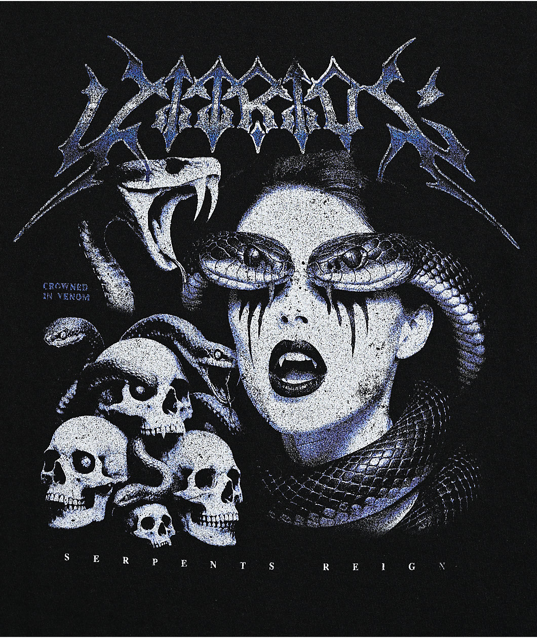 Vitriol Kids Serpents Reign Black T-Shirt