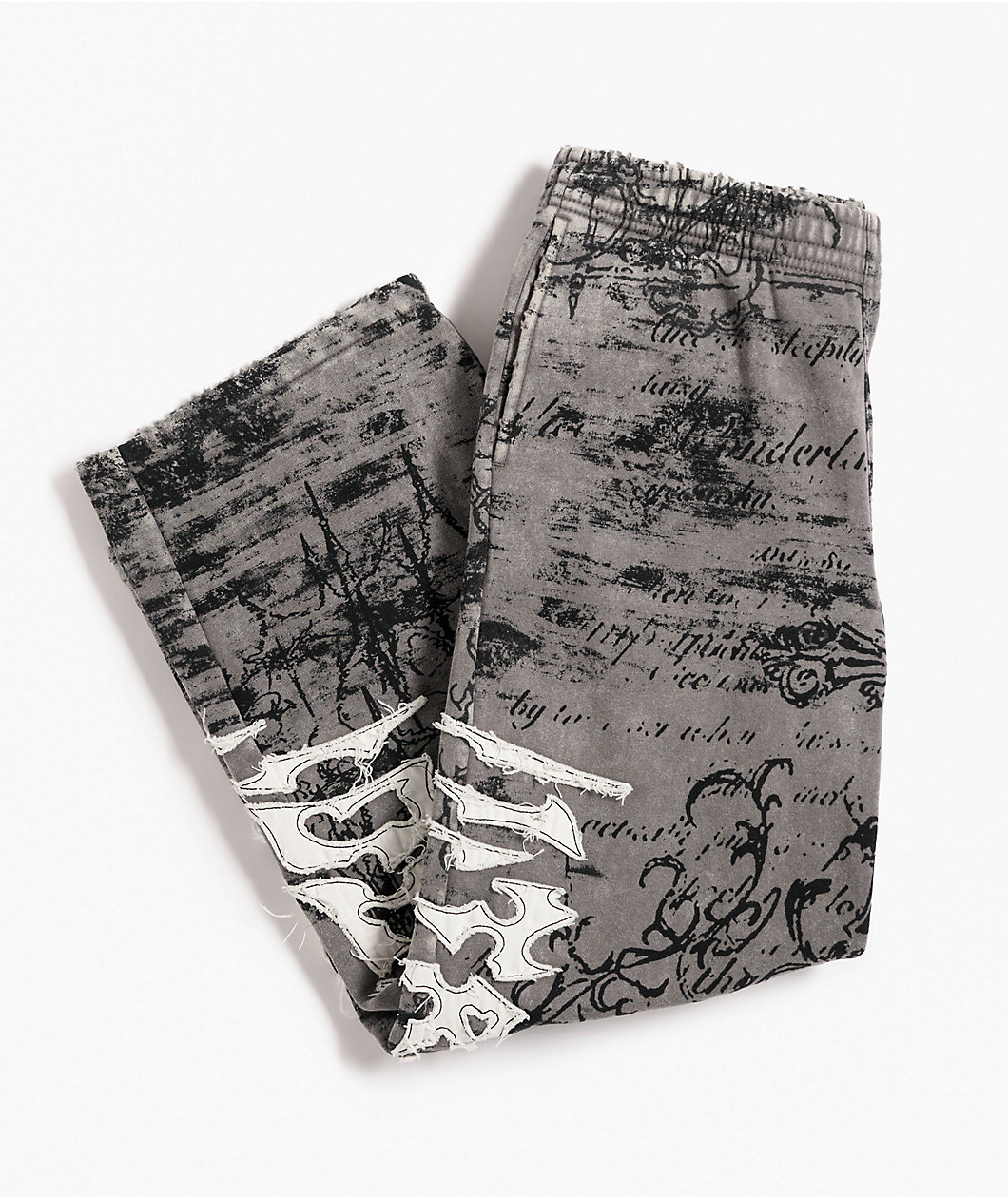 Vitriol Kids Void Scrolls Grey Sweatpants