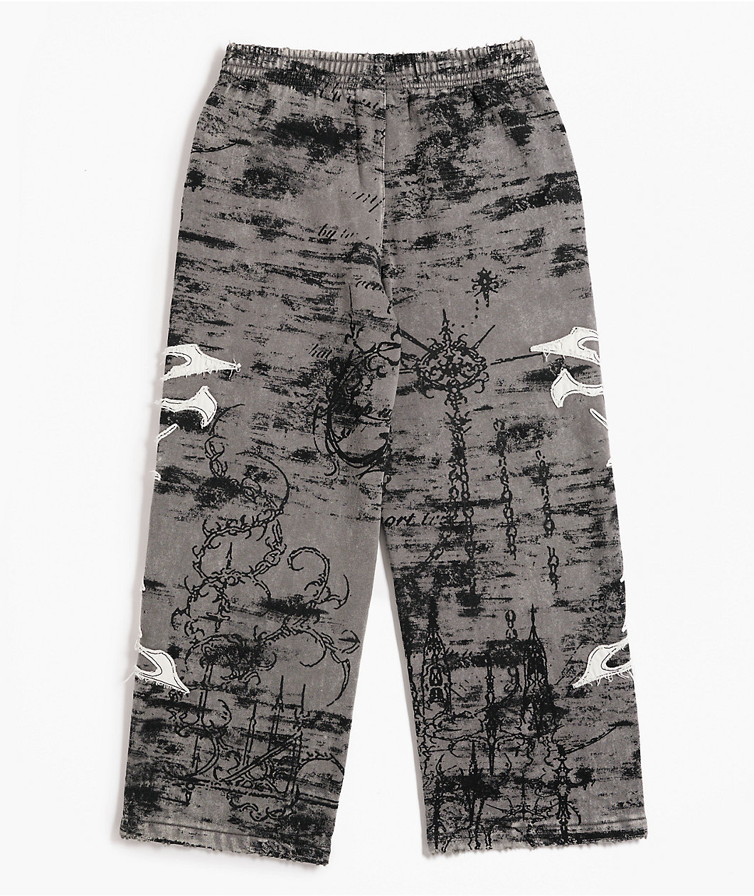Vitriol Kids Void Scrolls Grey Sweatpants